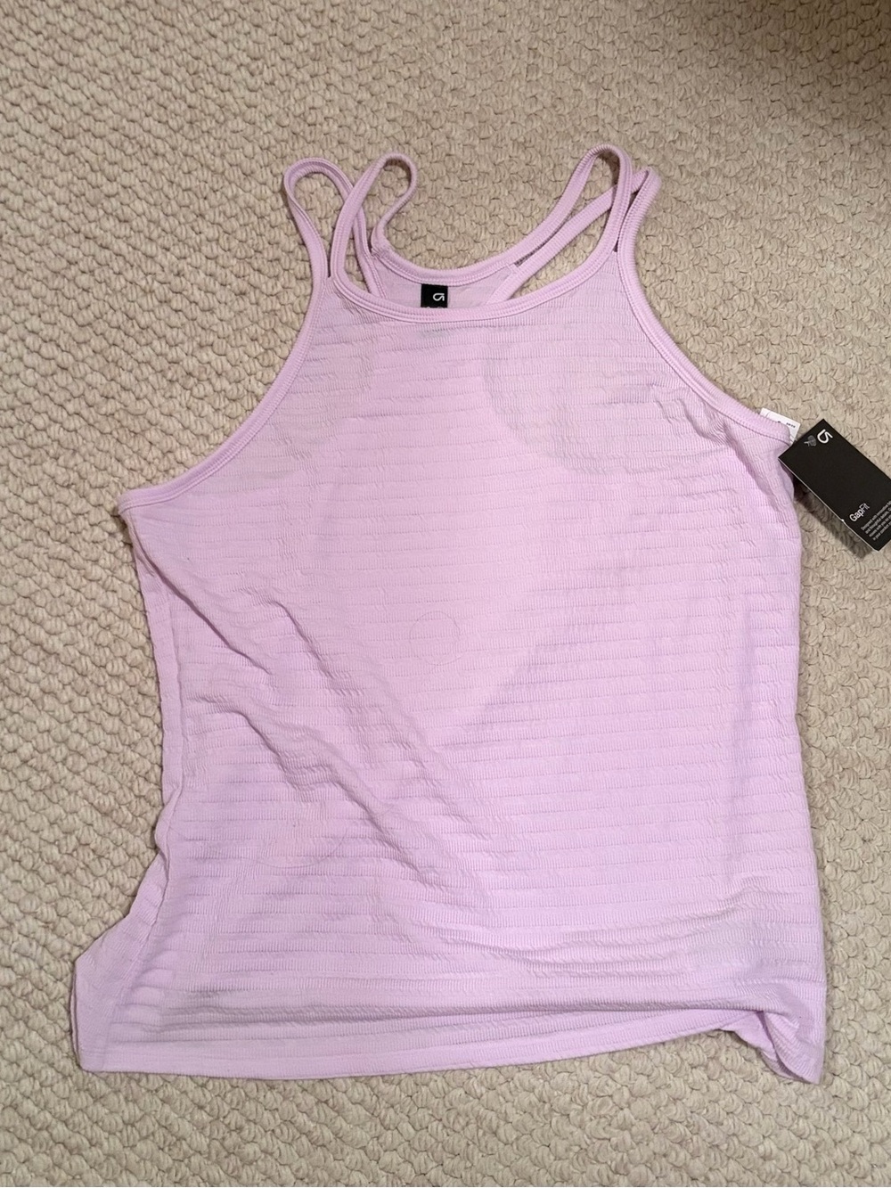 GAP Lavender Double-Strap Tank Top